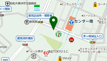 つどい歩道橋の地図画像