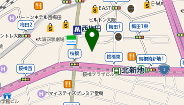 株式会社SkyDrive(スカイドライブ) 大阪オフィスの地図画像
