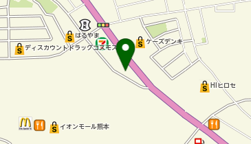 株式会社ヤマダホームズ ストック住宅課熊本店(ヤマダホームズおうち買取りセンター 熊本店)の地図画像