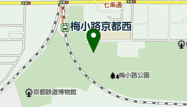 梅小路公園 すざくゆめ広場の地図画像