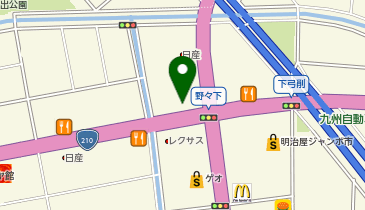 ヤマダホームズ 久留米展示場の地図画像