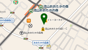 マンゴツリーカフェ 流山おおたかの森S・C店の地図画像