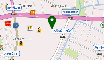 パティズ 福山店の地図画像