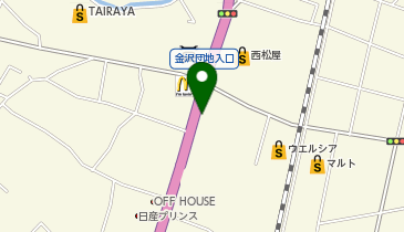 すき家 6号日立金沢店の地図画像