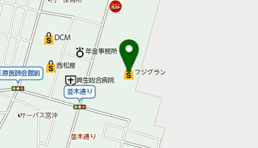 焼肉カルビ屋 大福 フジグラン三原店の地図画像