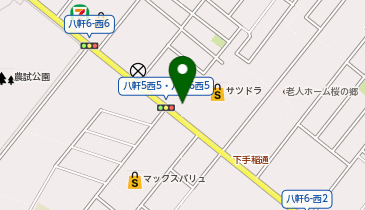 HAIR MAKE ROSY(ヘアー メイク ロージー) 八軒店の地図画像