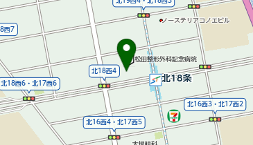 HAIR MAKE ROSY(ヘアー メイク ロージー) 北18条店の地図画像