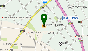 ジェラフル ビバモール蕨錦町店の地図画像