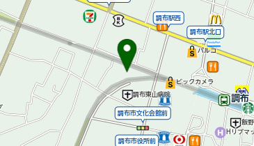 地産マルシェ トリエ調布店の地図画像