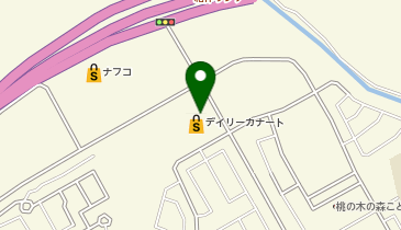 デイリーカナート はやし阪南店の地図画像