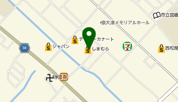 デイリーカナート 泉大津店の地図画像
