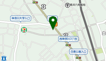 スタミナカレーの店 バーグ 白楽店の地図画像