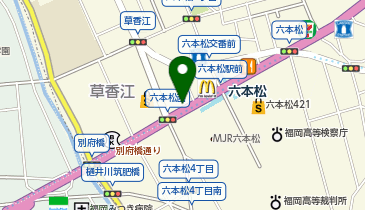 東急リバブル 六本松センターの地図画像