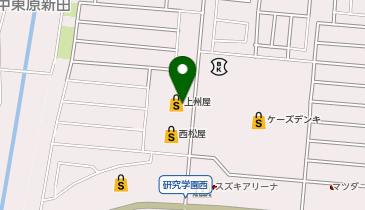 つり具の上州屋 新つくば店の地図画像