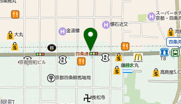 KASHIYAMA(カシヤマ) 京都四条店の地図画像