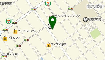 感動の肉と米 静岡石田店の地図画像