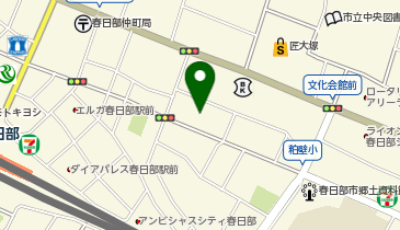 カーブス 春日部駅東口の地図画像