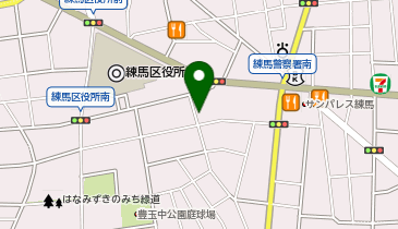 練馬児童相談所の地図画像