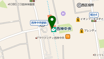 オーエスドラッグ 西神中央店の地図画像