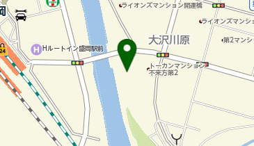 岩手県国民健康保険団体連合会の地図画像