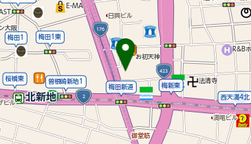 NOVIC(ノーヴィック) 大阪サロンの地図画像
