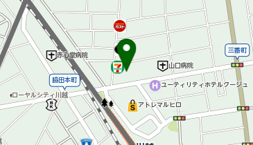 川越クレアモール献血ルームの地図画像