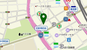 グランドサロン十三の地図画像