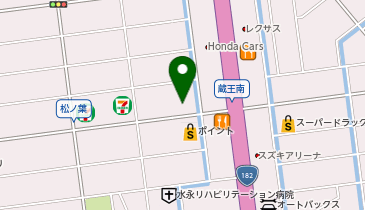 しゃぶしゃぶ檸檬 福山南蔵王店の地図画像