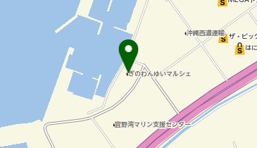 宜野湾ゆいマルシェの地図画像