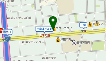 フランテ ロゼ 白壁の地図画像