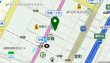 広島銀行 東京支店の地図画像