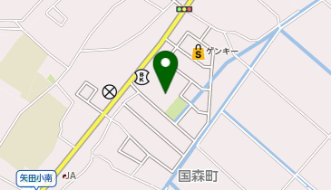 矢田ふれあいセンターの地図画像