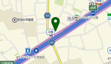 三宿 たれ焼肉のんきの地図画像