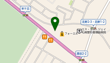 インディアンモーターサイクル 札幌の地図画像