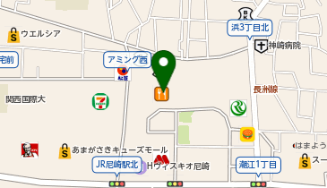 スーパーマーケットバロー 尼崎潮江店の地図画像