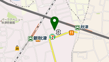 炭火串焼 ひのとりの地図画像