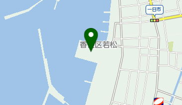 香住漁港西港の地図画像