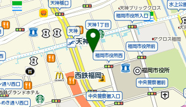 MUCHA(ミュシャ) 福岡ワンビルの地図画像