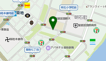 日本調剤 明石町薬局の地図画像