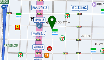 大阪ホビーセンターの地図画像