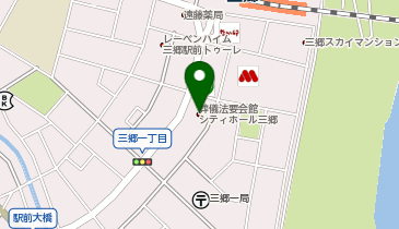 あんしん祭典 三郷の地図画像