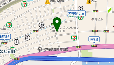神戸のおみやげGoodThings(グッドシングス)の地図画像