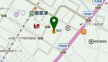 はしづめ花苑 南草津店の地図画像