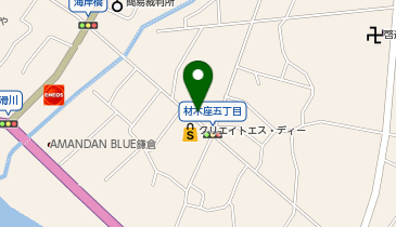 鯛幸房 材木座店の地図画像