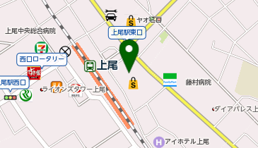 銀座コージーコーナー ヤオコーまるひろ上尾SCの地図画像