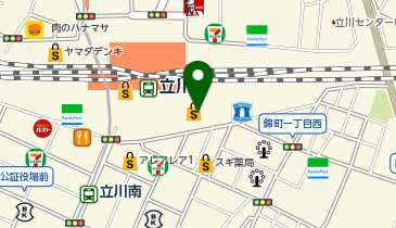 ジャスミンパレス グランデュオ立川店の地図画像