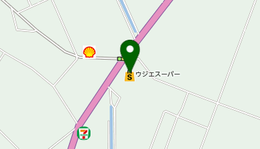 ウジエスーパー 中津山店の地図画像