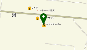 ウジエスーパー 田尻店の地図画像