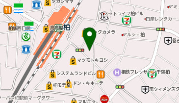 快活CLUB(クラブ) 柏駅東口店の地図画像