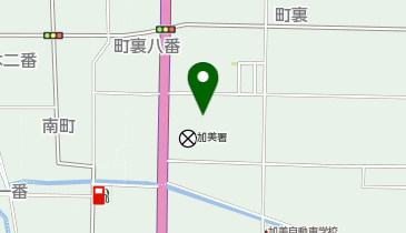 ウジエスーパー 中新田店の地図画像